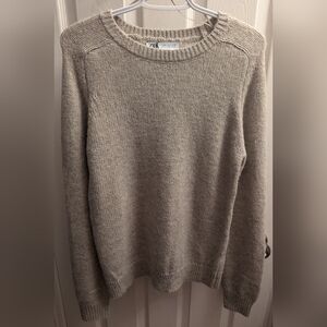 Zara Beige Knit Crewneck Pullover - L